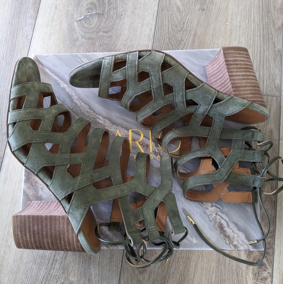 Franco Sarto Gladiator Block Heels - Picture 6 of 6